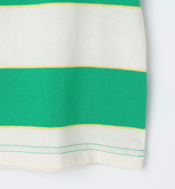 SHIPS any「Champion:〈洗濯機可能〉ワイド ボーダー ワンポイント 刺繍 Tシャツ<KIDS>」|Tシャツ・カットソー|