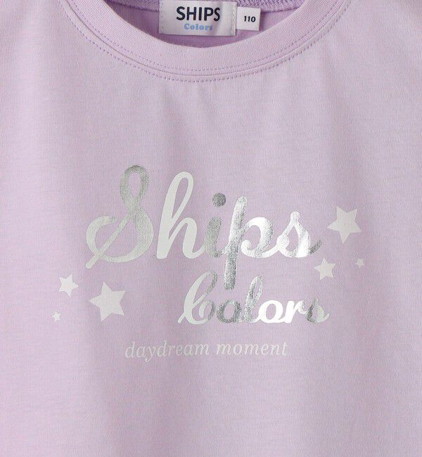 SHIPS Colors 「SHIPS Colors:100～140cm /〈洗濯機可能〉オープンショルダー Tシャツ◇」|Tシャツ・カットソー|
