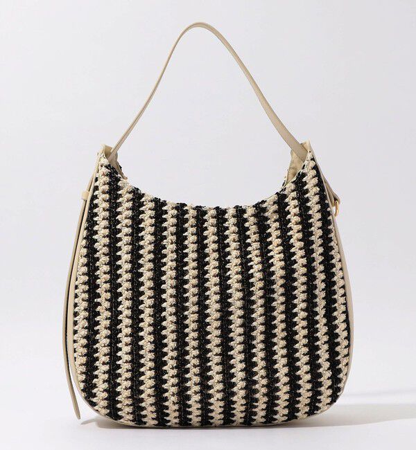 TOMORROWLAND GOODS「Atelier TOMORROWLAND BIKKIE STRIPE バッグ」|かごバッグ|