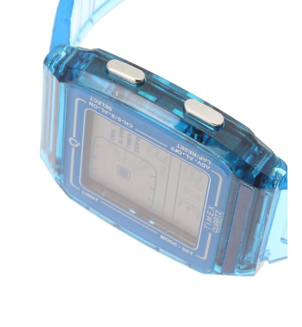 HIROB「TIMEX Q LCA x-tw2w45100 Blue トランスパレント」|腕時計|