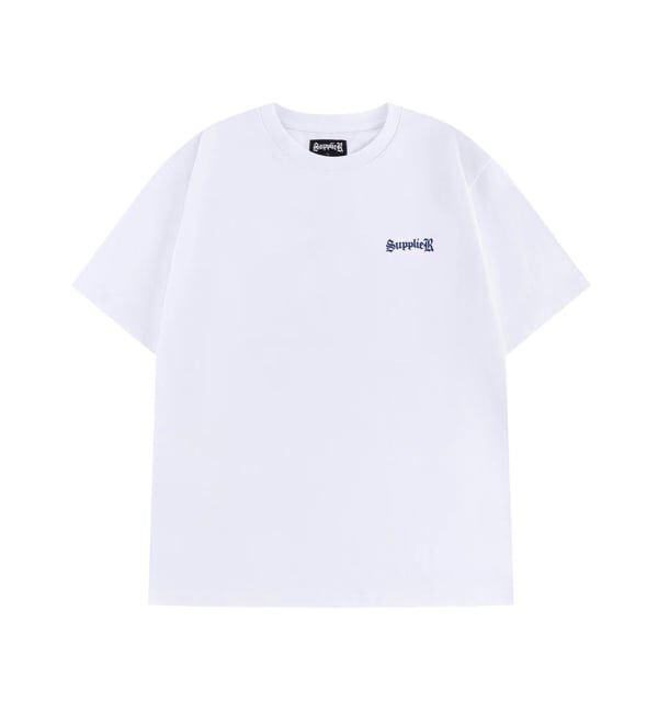 JOINT WORKS「SUPPLIER / サプライヤー Cross Tee Cross Tee White & Blu」|Tシャツ・カットソー|