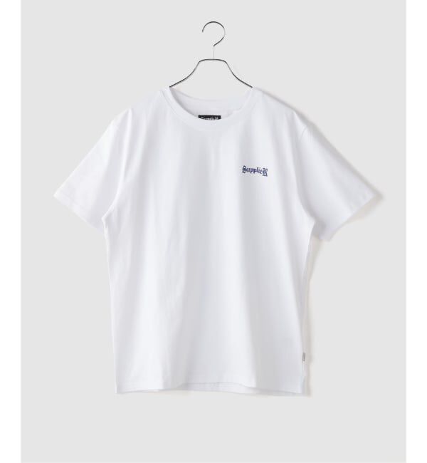 JOINT WORKS「SUPPLIER / サプライヤー Cross Tee Cross Tee White & Blu」|Tシャツ・カットソー|