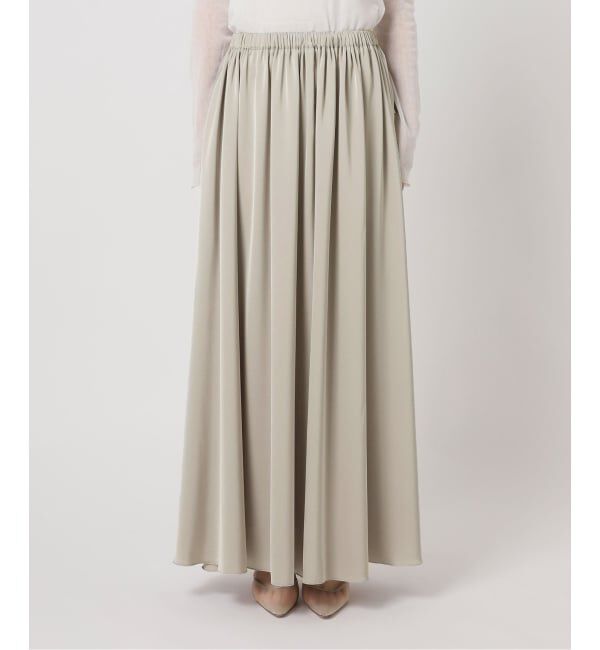 Plage「dull satin gather スカート」|スカート|