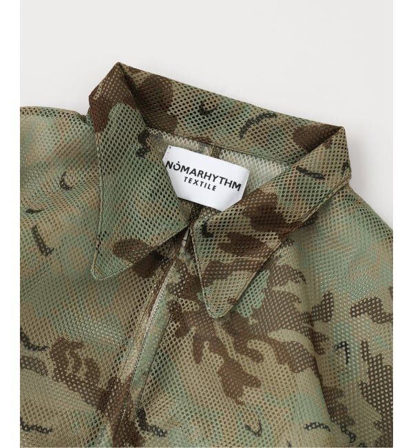 EDIFICE「NOMARHYTHM（ノーマリズム）別注 FLOWER MESH CAMO」|シャツ・ブラウス|