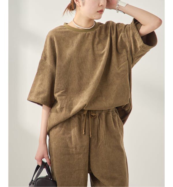 journal standard L'essage「SANA/サナ 別注 TF LOSE Tシャツ」|Tシャツ・カットソー|カーキ