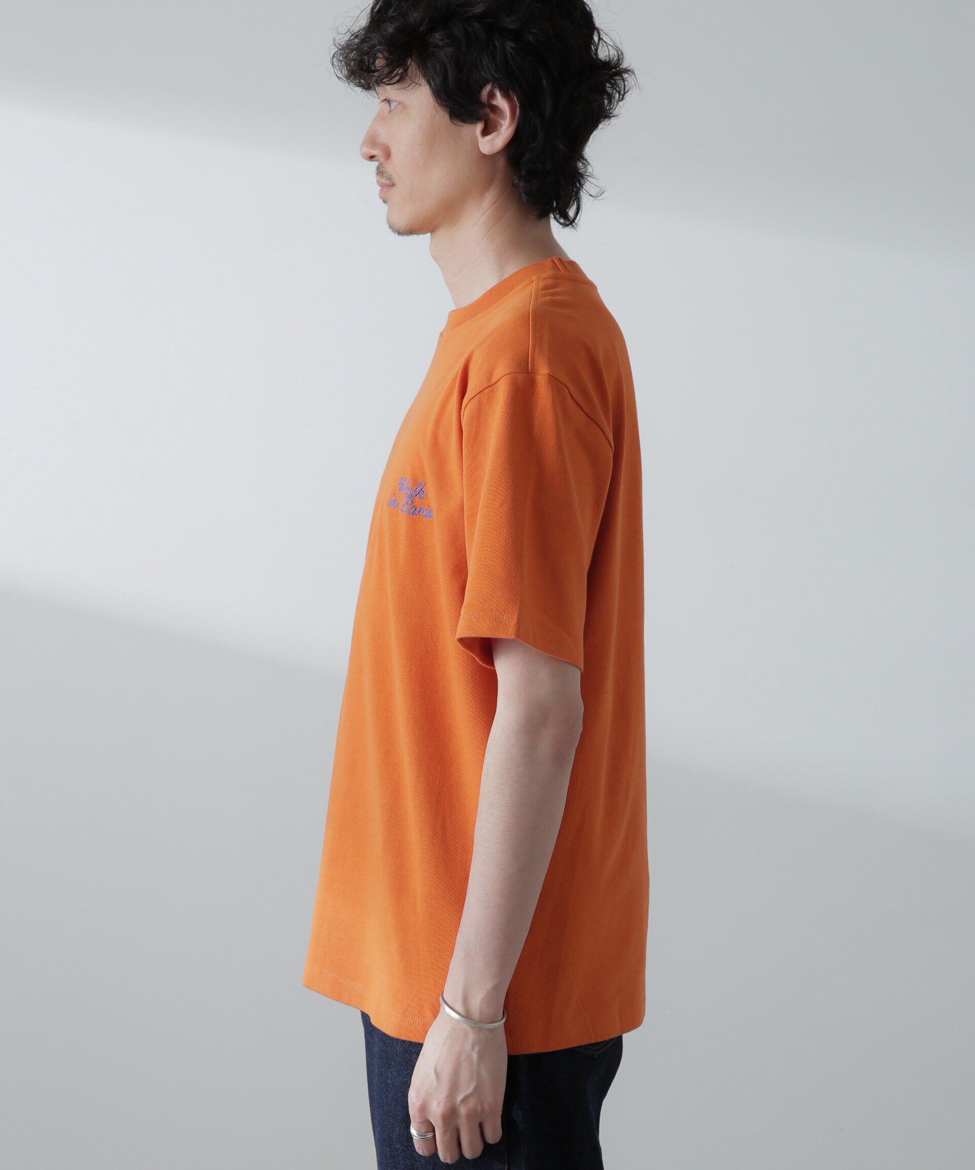 nano･universe「Walk in Paris/Le T-shirt mandarine brode」|Tシャツ・カットソー|