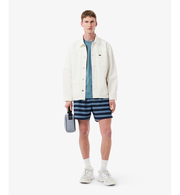 LACOSTE「ステンシルバックプリントTシャツ」|Tシャツ・カットソー|