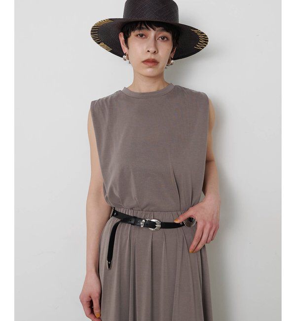  「《セットアップ対応/手洗い可》フィブリルショルダータックプルオーバー」|Tシャツ・カットソー|