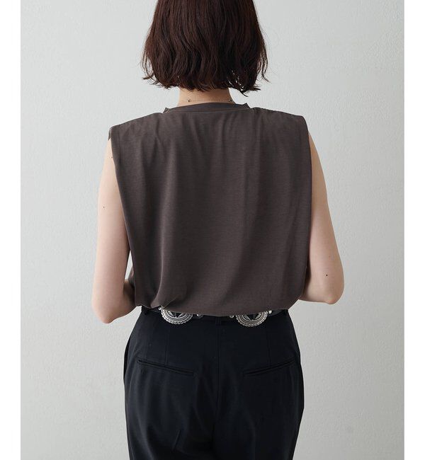  「《セットアップ対応/手洗い可》フィブリルショルダータックプルオーバー」|Tシャツ・カットソー|