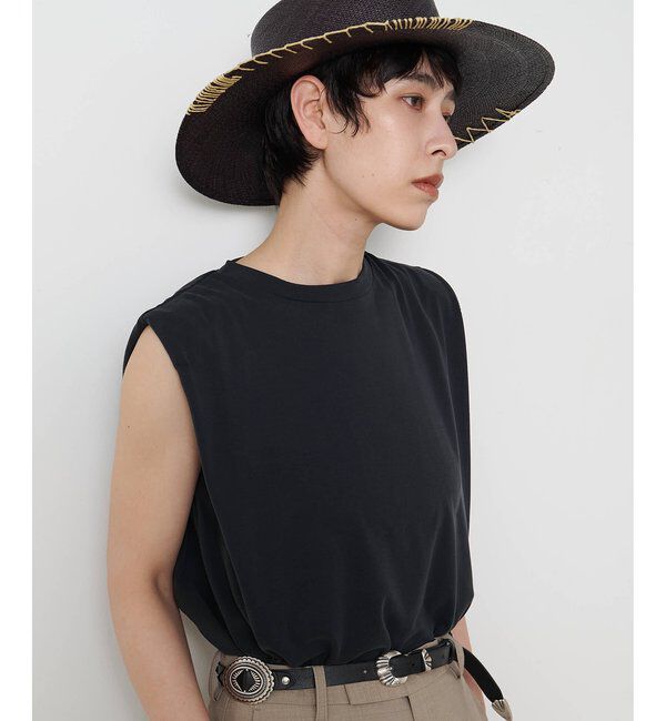  「《セットアップ対応/手洗い可》フィブリルショルダータックプルオーバー」|Tシャツ・カットソー|