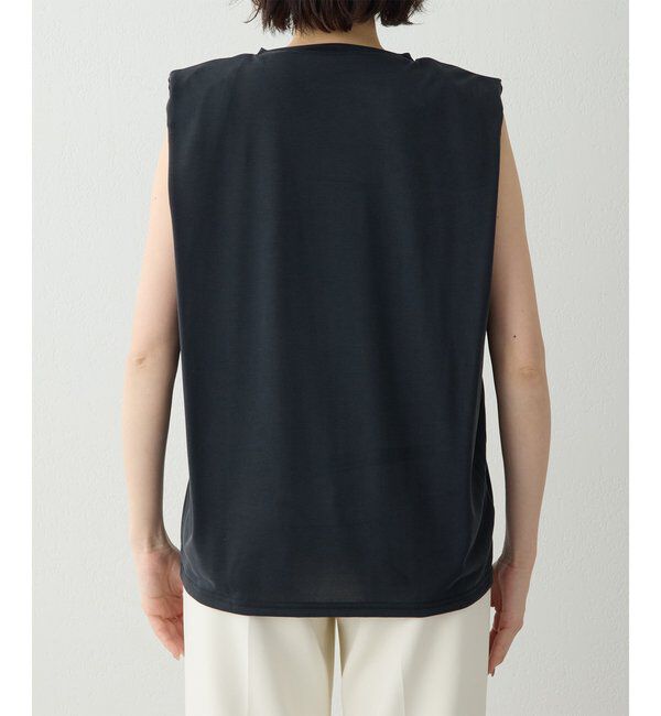  「《セットアップ対応/手洗い可》フィブリルショルダータックプルオーバー」|Tシャツ・カットソー|