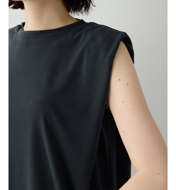  「《セットアップ対応/手洗い可》フィブリルショルダータックプルオーバー」|Tシャツ・カットソー|