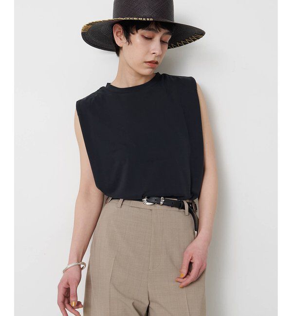  「《セットアップ対応/手洗い可》フィブリルショルダータックプルオーバー」|Tシャツ・カットソー|