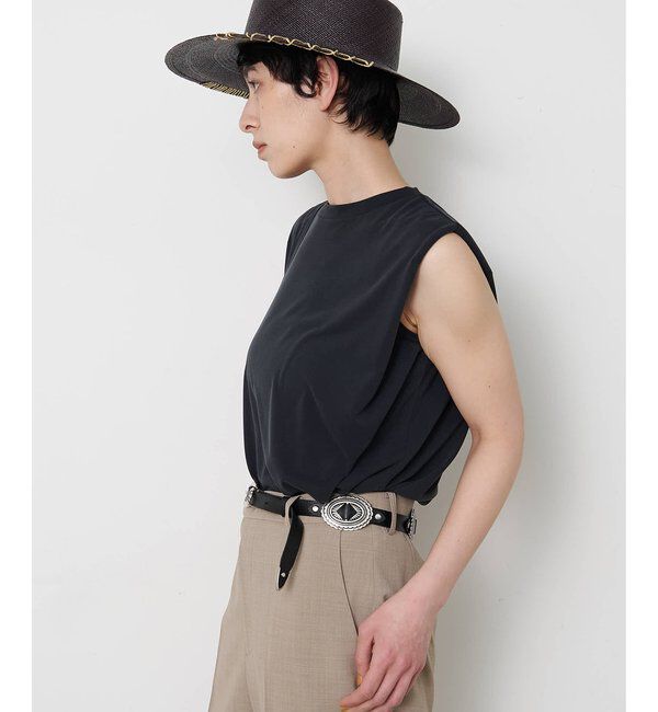  「《セットアップ対応/手洗い可》フィブリルショルダータックプルオーバー」|Tシャツ・カットソー|