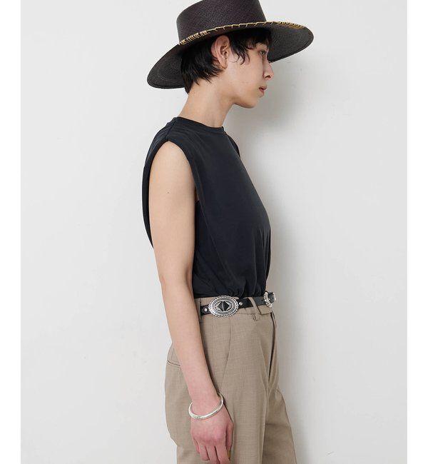  「《セットアップ対応/手洗い可》フィブリルショルダータックプルオーバー」|Tシャツ・カットソー|