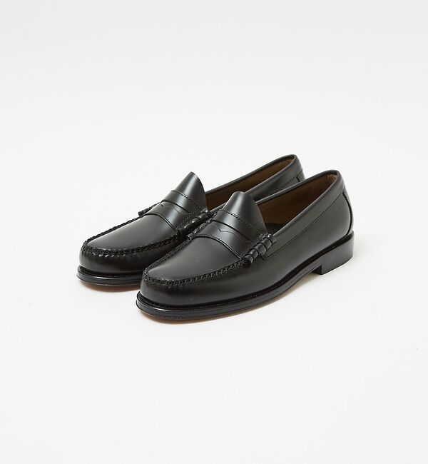 ABAHOUSE「【G.H.BASS】BA11010H LARSON MOC PENNY / ロー」|ローファー|ブラック