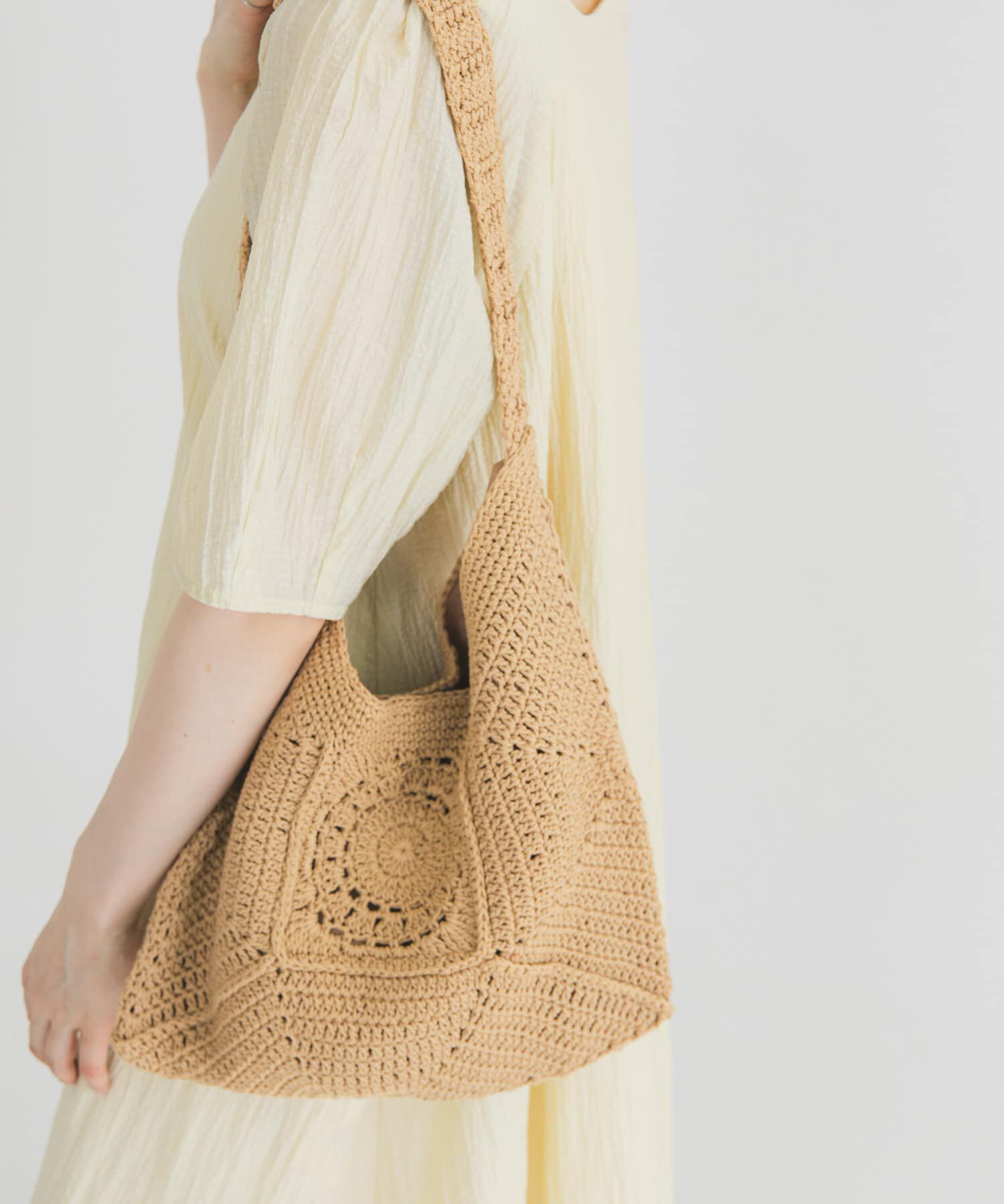  「ラウンドパッチワークワンハンドルBAG」|ショルダー・メッセンジャー|