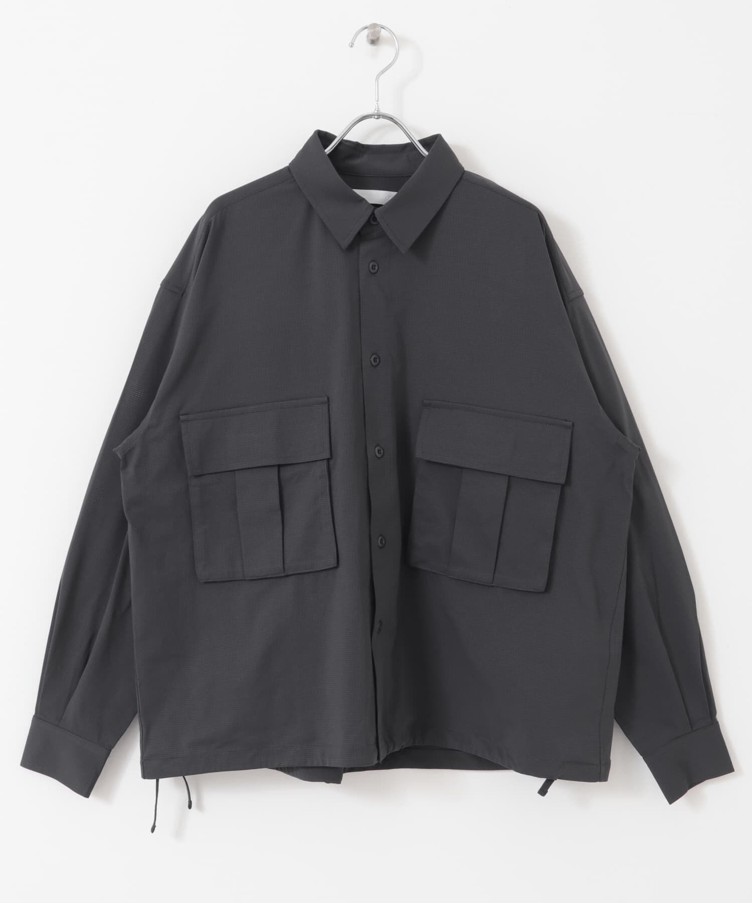 SENSE OF PLACE by URBAN RESEARCH「ドットメッシュダブルポケットロングスリーブシャツ」|シャツ・ブラウス|