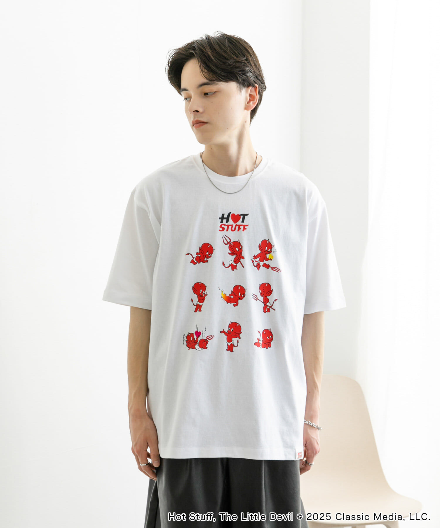 SENSE OF PLACE by URBAN RESEARCH「『別注』HOT STUFF&times;SENSE OF PLACE　 プリントTシャツ B」|Tシャツ・カットソー|