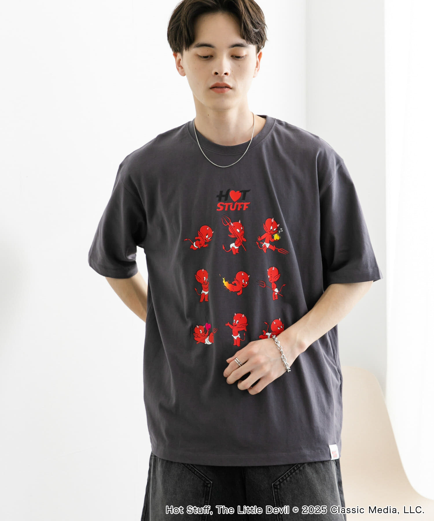 SENSE OF PLACE by URBAN RESEARCH「『別注』HOT STUFF&times;SENSE OF PLACE　 プリントTシャツ B」|Tシャツ・カットソー|