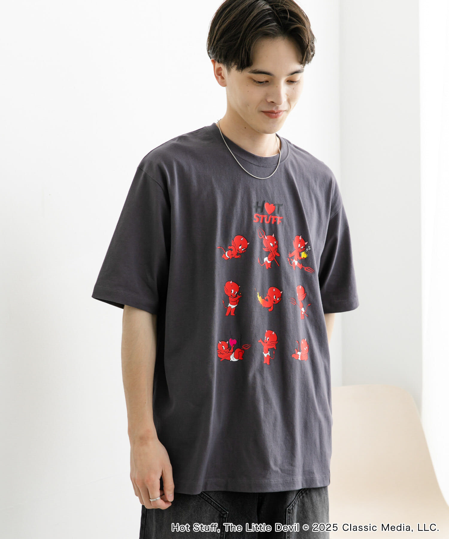 SENSE OF PLACE by URBAN RESEARCH「『別注』HOT STUFF&times;SENSE OF PLACE　 プリントTシャツ B」|Tシャツ・カットソー|