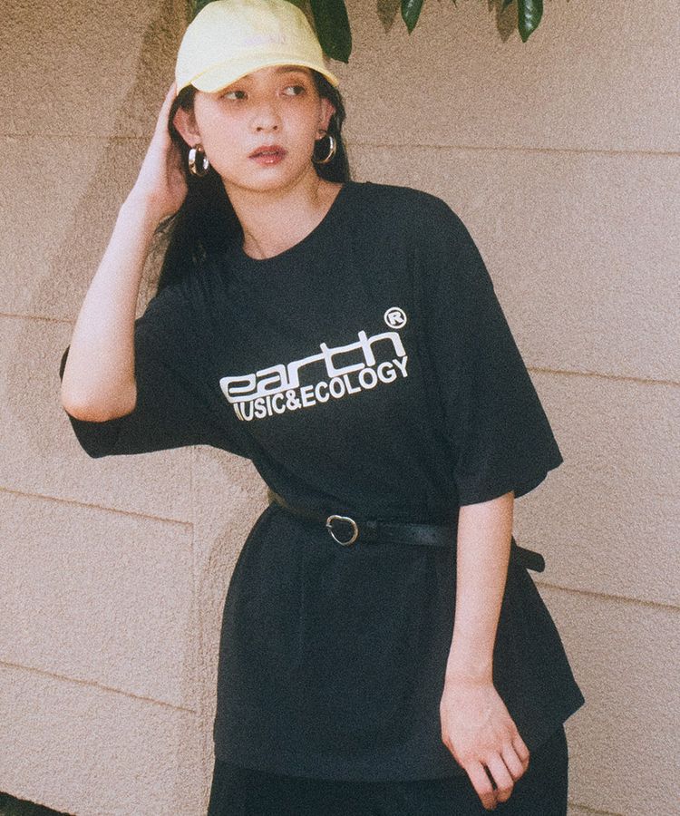 earth music&ecology「earth music&ecologyロゴTシャツ」|Tシャツ・カットソー|Black