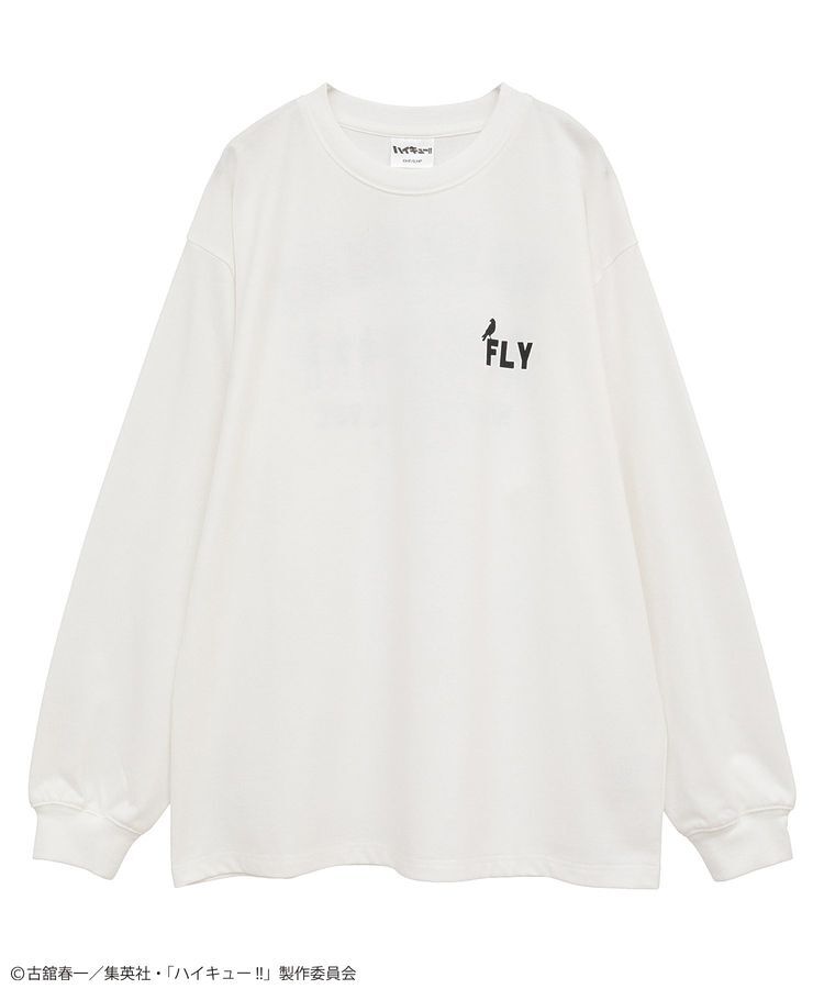 Green Parks「ハイキュー!! モノクロプリント烏野長袖Tシャツ」|Tシャツ・カットソー|
