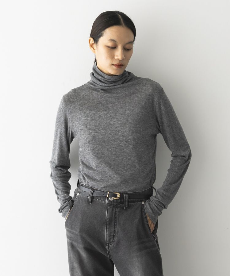 GARAGE OF GOOD CLOTHING「ウール混シアーハイネックプルオーバー」|Tシャツ・カットソー|