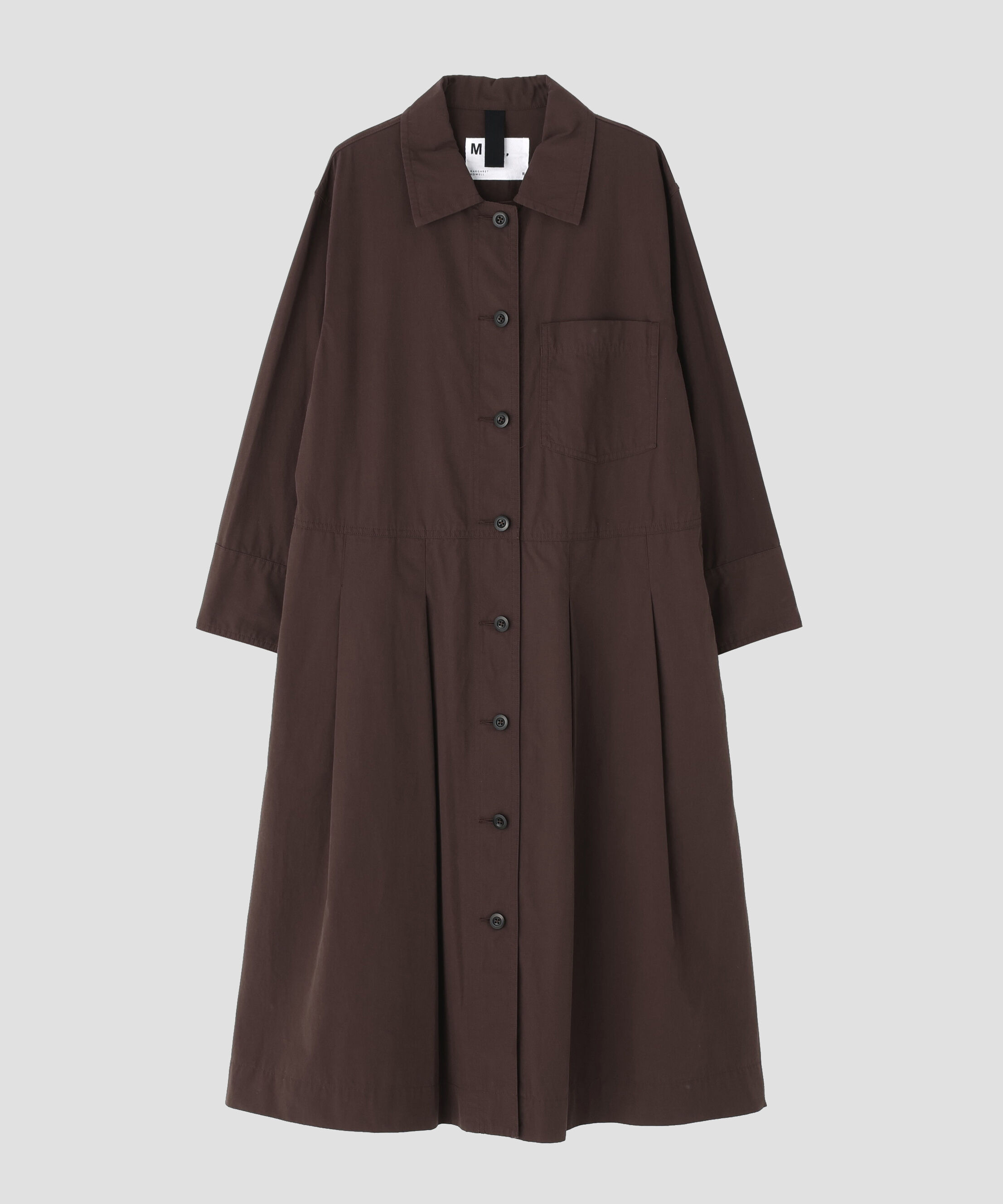 MHL.「COTTON CUPRA PLAINWEAVE DRESS」|ワンピース|