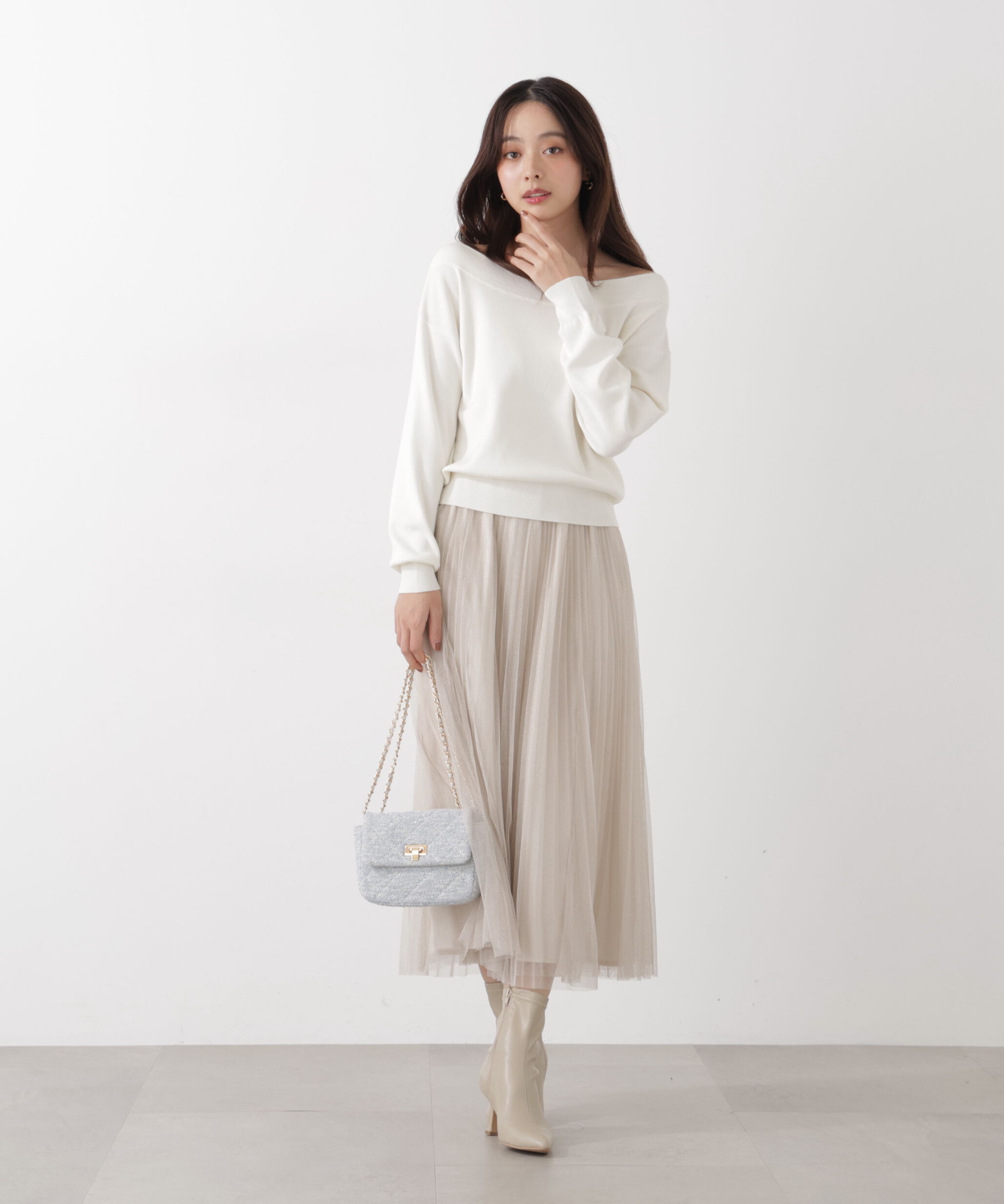 PROPORTION BODY DRESSING「2wayベーシックニット　　26SS」|ニット・セーター|