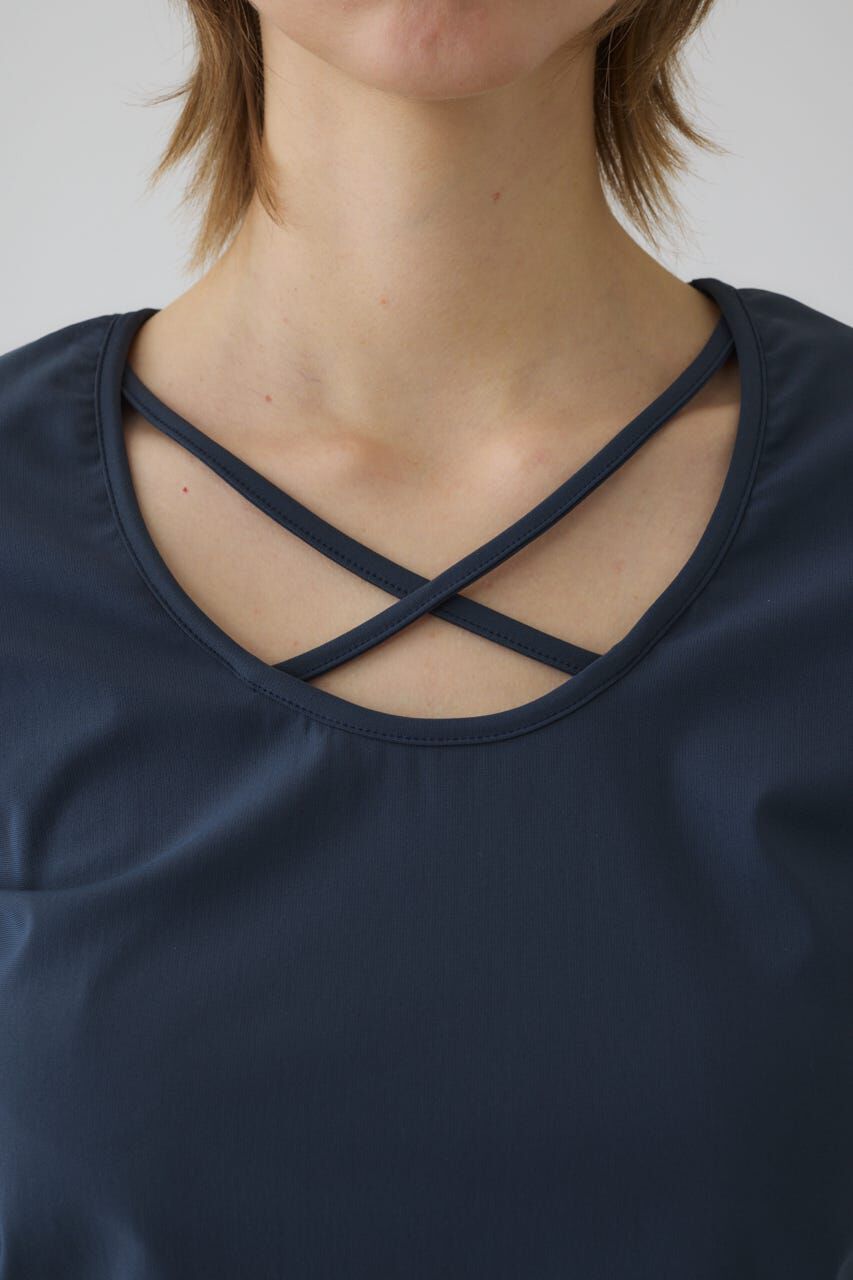 RIM.ARK 「Cross strap skin tops」|Tシャツ・カットソー|