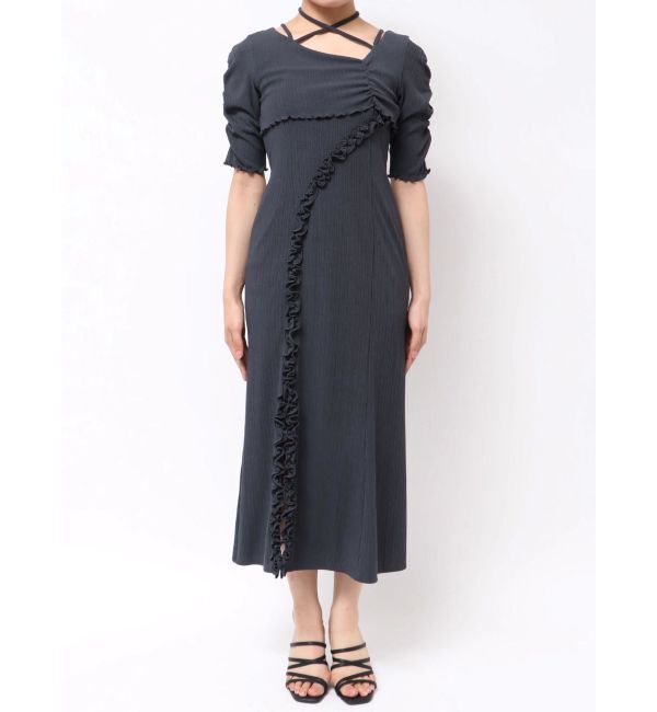 dazzlin「アシメレイヤードカットワンピース」|ワンピース|