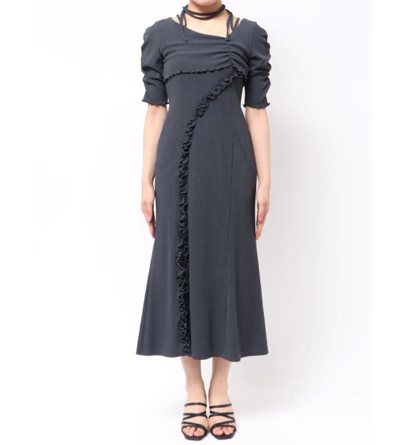 dazzlin「アシメレイヤードカットワンピース」|ワンピース|