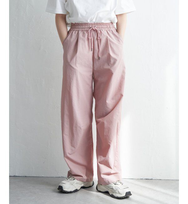 VENCE share style「ナイロンカーブパンツ」|デニム|