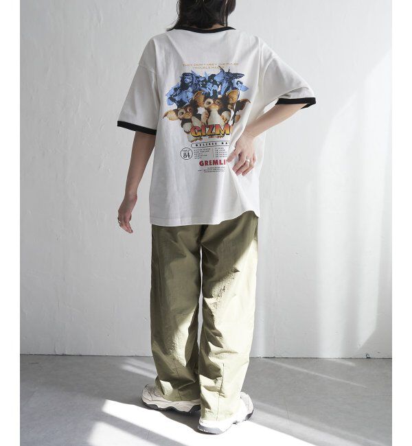 VENCE share style「ナイロンカーブパンツ」|デニム|