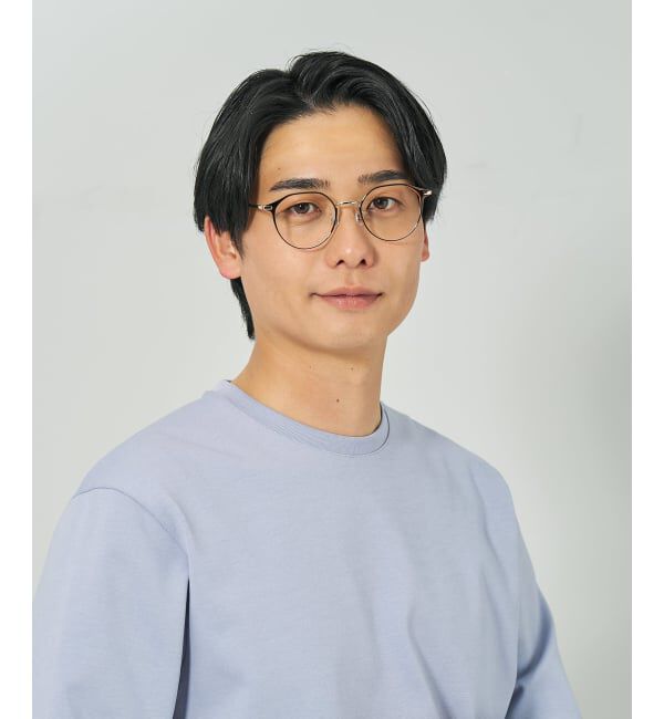  「ボストン型 メガネ | メタル 高級感 眼鏡 伊達メガネ おしゃれ 読書 ビジネス FASHION レンズ交換券付」|メガネ|