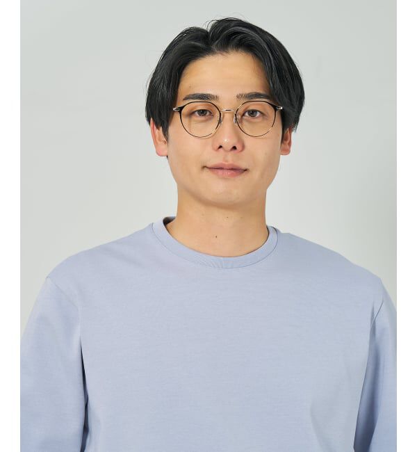  「ボストン型 メガネ | メタル 高級感 眼鏡 伊達メガネ おしゃれ 読書 ビジネス FASHION レンズ交換券付」|メガネ|