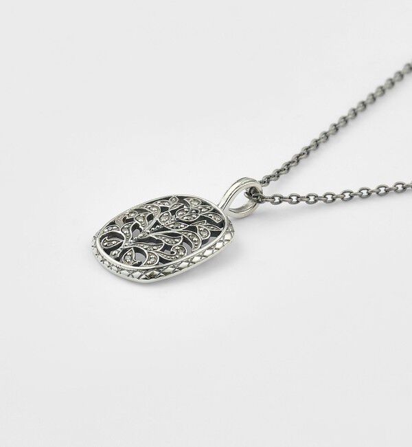 agete「シルバーダイヤモンドネックレス（0.06ct ）」|ネックレス|