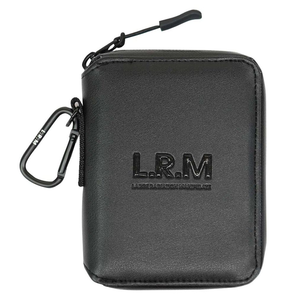 BACKYARD FAMILY「lrm 財布 メンズ財布 通販 折り財布 二つ折り 二つ折り財布 TPUプリント ミドル財布」|財布|ブラック1