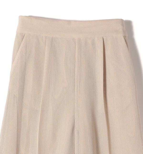 SHIPS for women「troisiemeCHACO:〈洗濯機可能〉メッシュ ワイド パンツ（セレモニー対応可）」|その他|