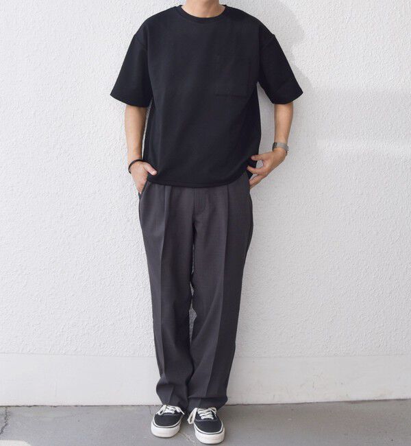 SHIPS any「SHIPS any: 〈洗濯機可能〉フクレ ジャカード リラックス ポケット Tシャツ◇」|Tシャツ・カットソー|