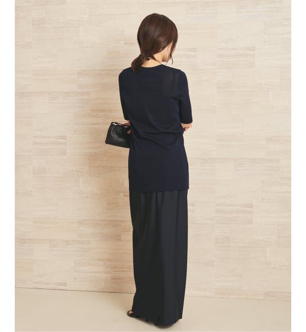 Plage「《一部店舗・WEB限定》LIGHT SHEER ハーフスリーブ Tシャツ」|Tシャツ・カットソー|