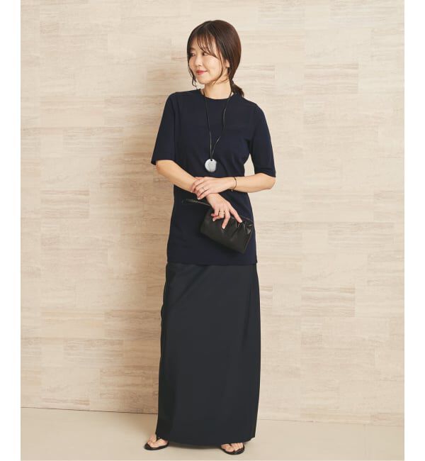 Plage「《一部店舗・WEB限定》LIGHT SHEER ハーフスリーブ Tシャツ」|Tシャツ・カットソー|