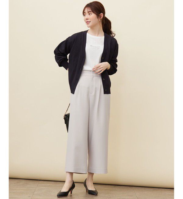 ANY SIS「【洗える】ビットポイント ワイドパンツ」|その他|