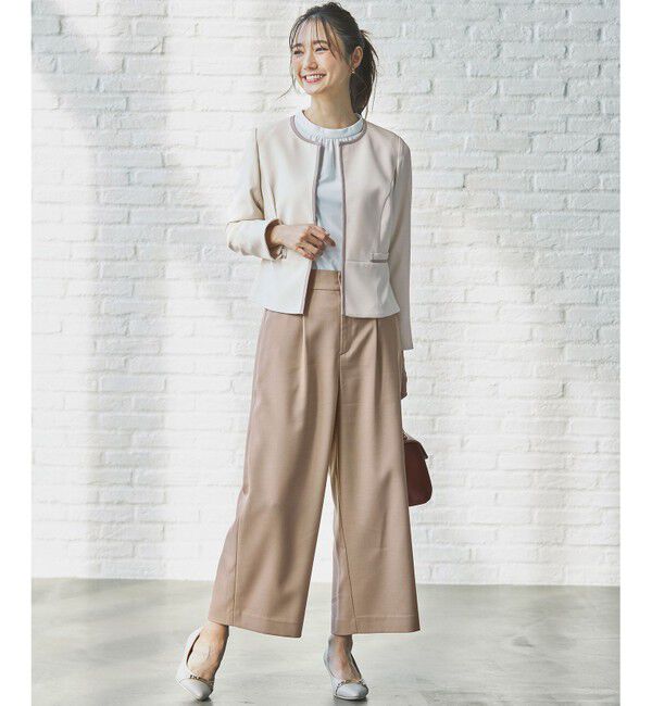 ANY SIS「【洗える】ビットポイント ワイドパンツ」|その他|