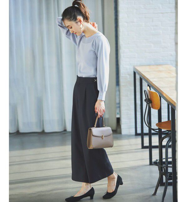 ANY SIS「【洗える】ビットポイント ワイドパンツ」|その他|