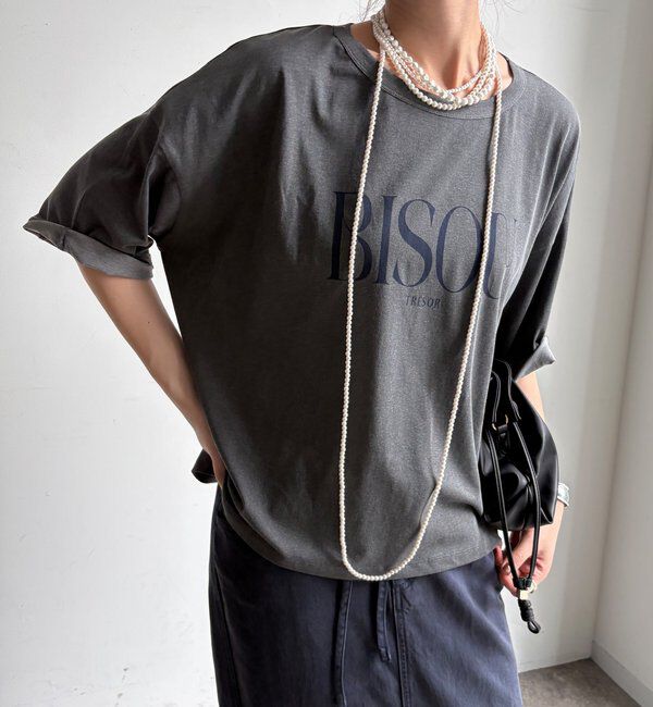  「【WEB限定】ピグメントロゴTEE」|Tシャツ・カットソー|