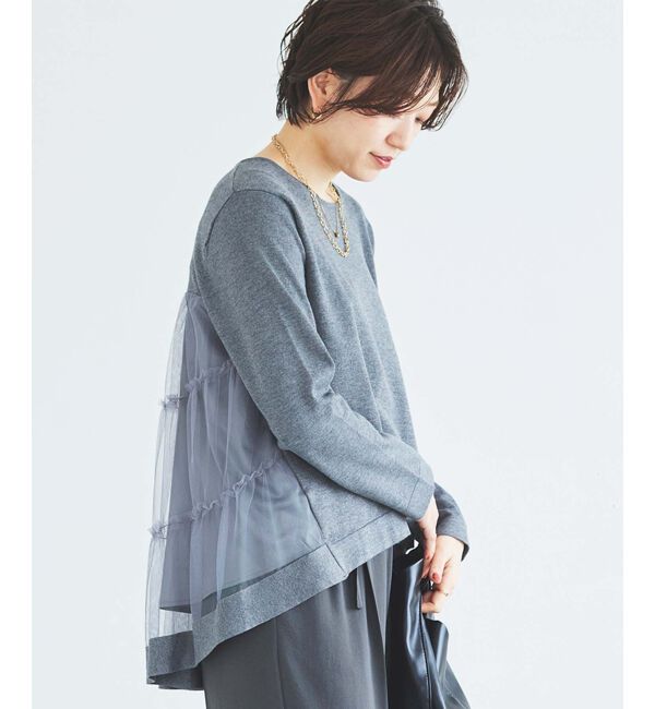 le.coeur blanc「《手洗い可能》TORRAZZO DONNAバックチュールニット」|ニット・セーター|
