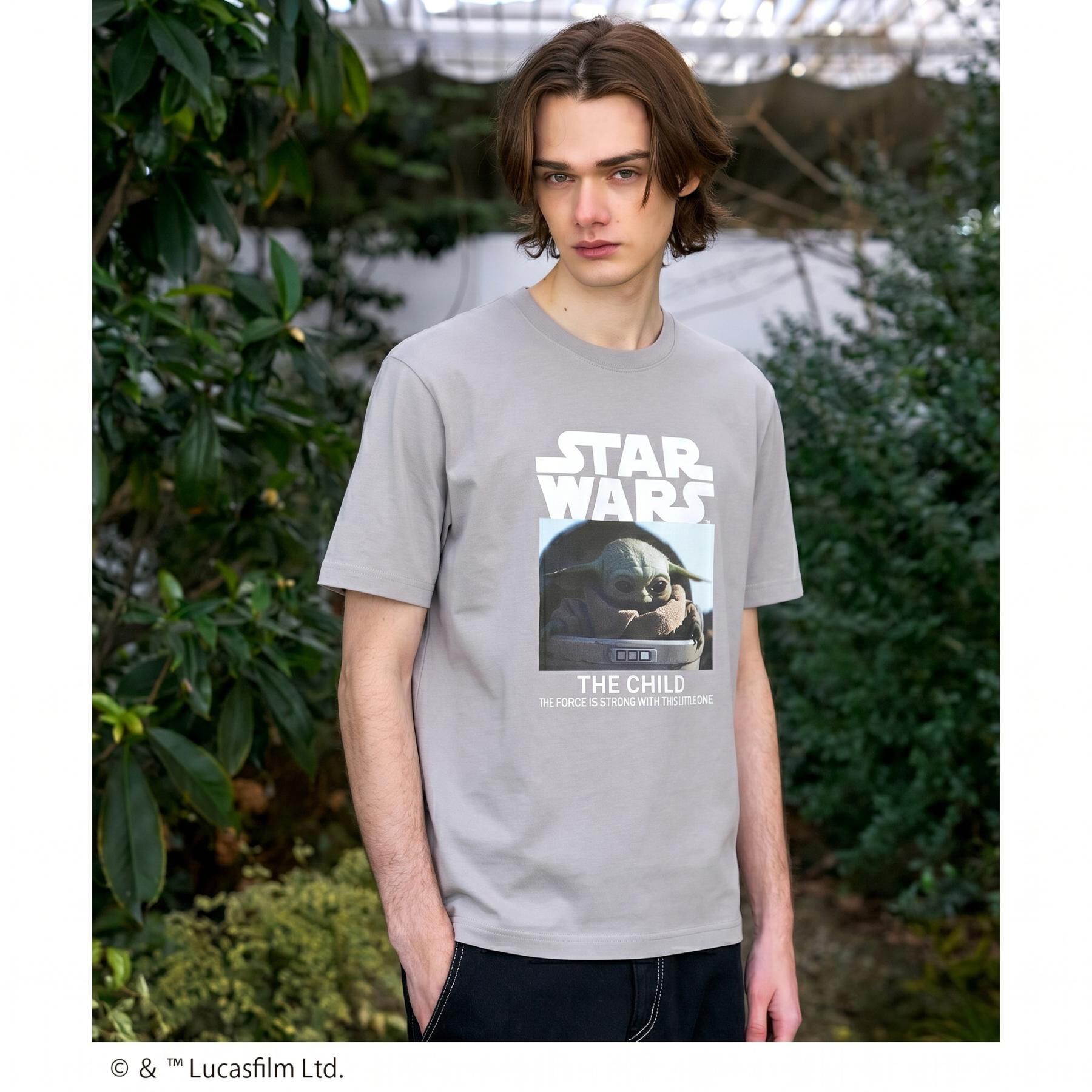 DRESSTERIOR「【接触冷感】STAR WARS カプセルグローグTシャツ」|Tシャツ・カットソー|グレー(012)