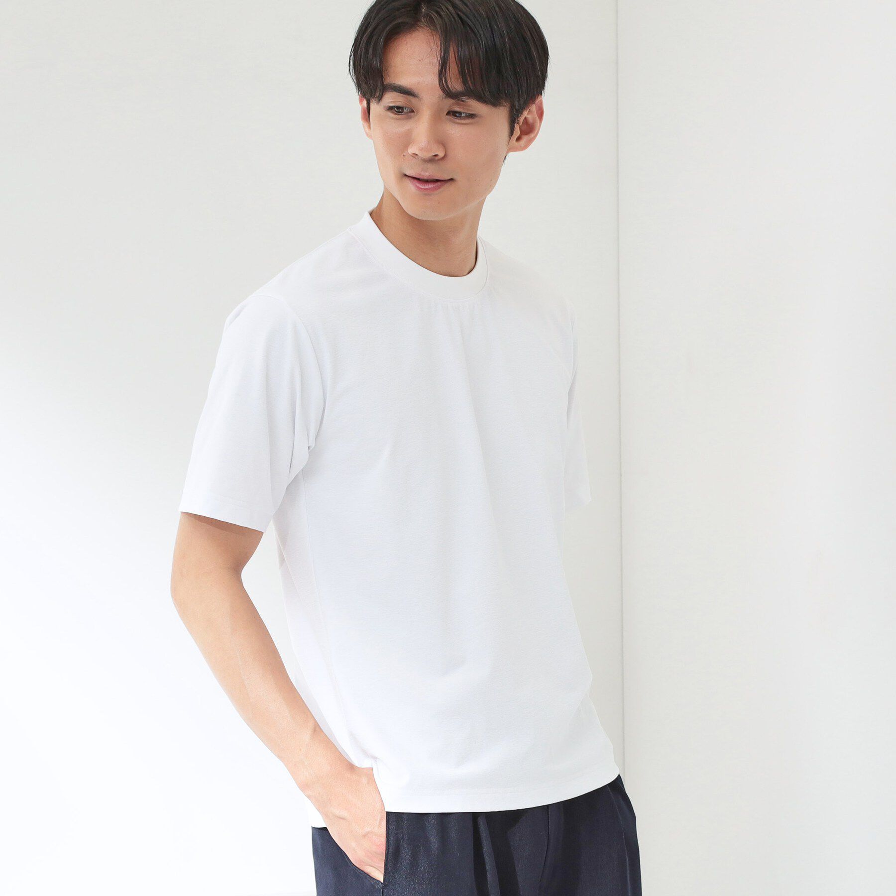 THE SHOP TK「【涼しい・透けにくい・乾きやすい 夏に欲しい機能、全部入り。】BO-NO TEE/ボーノTシャツ　洗」|Tシャツ・カットソー|